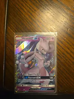Pokemon Mewtwo GX Holo Ultra Rare TCG Card Hidden Fates 31/68 - Image 1