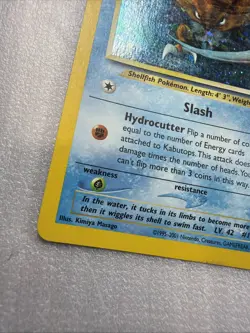 Kabutops 6/75 Neo Discovery Unlimited Holo Pokemon LP - Image 2