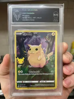 Pikachu 5/25 Full Art Holo Pokemon Celebrations 25th Anniversary TCG Card 8.5 - Image 2