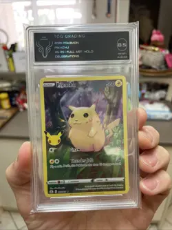 Pikachu 5/25 Full Art Holo Pokemon Celebrations 25th Anniversary TCG Card 8.5 - Image 1
