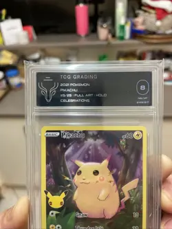 Pikachu 5/25 Full Art Holo Pokemon Celebrations 25th Anniversary TCG Card 8 NM - Image 5