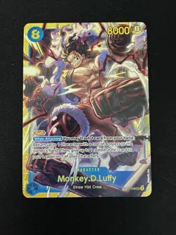 ONE PIECE CCG - Monkey D. Luffy OP11-118 SEC - Secret Rare - Near Mint - Image 1