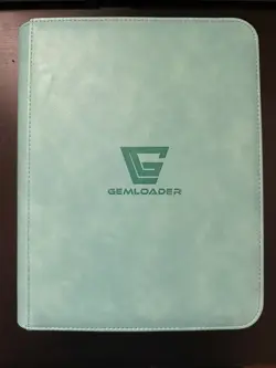 Gemloader Premium Toploader Binder 2x2 112 Pockets Pokemon Cards Tiffany Blue - Image 4