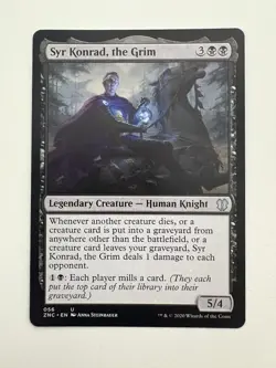 Syr Konrad the Grim MTG Magic the Gathering Card NM Near Mint ZNC - Image 1