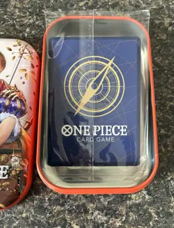 P-075 Monkey.D.Luffy Promo Card TS-02 Tin Set 02 ENGLISH SEALED IN HAND w/ Tin - Image 3