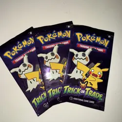 3 Pack Pokemon TCG Trick or Trade Booster Packs 2023 Halloween Card Lot Bundle - Image 1