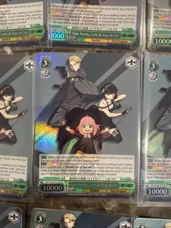 Weiss Schwarz Spy Family Lot Of 9 Cards Super Rare Holo Foil - Image 2