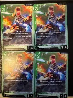 GD02-025 Gundam Heavyarms X4 Playset Gundam TCG Card Game CCG English - Image 1