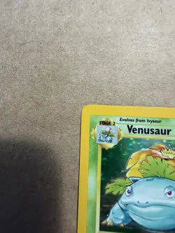 Pokemon TCG Venusaur Base Set Holo Unlimited Rare Card - Image 5
