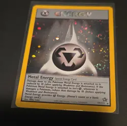 Metal Energy 19/111 Neo Genesis Pokemon Card Holo SWIRL Rare - Image 1