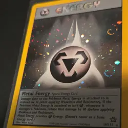 Metal Energy 19/111 Neo Genesis Pokemon Card Holo SWIRL Rare - Image 2