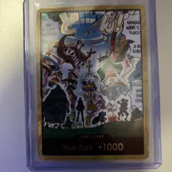 DON!! Card (Egghead) (Gold) The Azure Sea's Seven Foil - Image 1