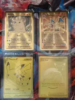 Pokemon TCG 25th Anniversary Celebration Metal Card and Golden Card Set Sealed - Image 1