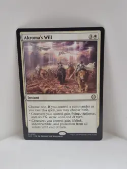 Akroma's Will Commander: the Lost Caverns of Ixalan Regular MTG 0125 - Image 1