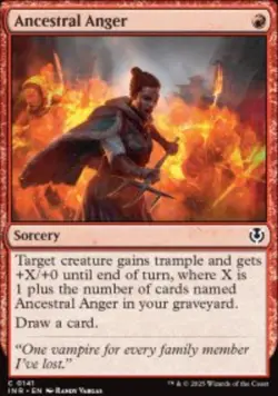 Ancestral Anger Innistrad Remastered (INR) 141 MTG Foil - Image 1