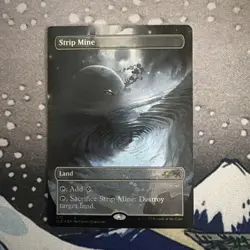 Strip Mine (Borderless) (Galaxy Foil) Secret Lair Drop Foil - MTG - NM - Image 2