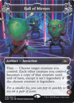 Hall of Mirrors (2-6) R Unfinity 216 NM - Image 1