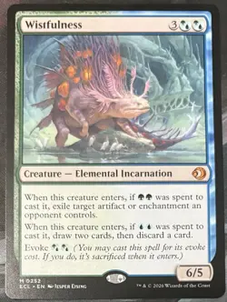 Wistfulness Non-Foil Lorwyn Eclipsed MTG - Image 1