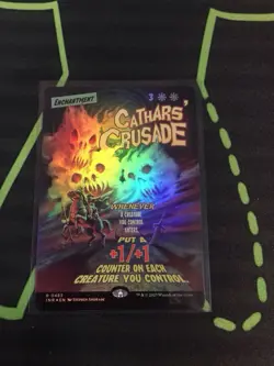 MTG Magic The Gathering Cathars’ Crusad INR Rare Showcase - Image 1