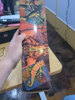 T1 Magic Gathering Cardboard Storage Box Shivan Dragon Goblins 1998 MTG Vintage - Image 5