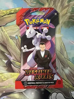 Pokemon TCG Destined Rivals Sleeved Booster Pack Random Art New Factory Sealed - Image 1