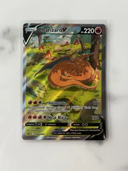 Charizard V Full Art 2022 Pokemon Black Star Promo SWSH260 Sword & Shield - Image 2