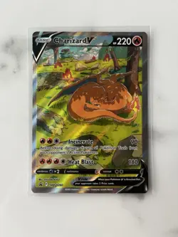 Charizard V Full Art 2022 Pokemon Black Star Promo SWSH260 Sword & Shield - Image 4