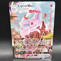 Pokemon Espeon VMAX Fusion Strike 270/264 Full Art Secret Rare Holo Psychic - Image 1