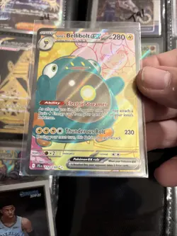 Iono's Bellibolt EX 172/159 SV Journey Together Ultra Rare Holo-Pokemon TCG T97 - Image 1