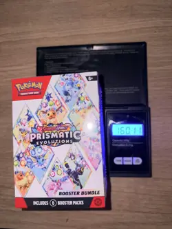 Pokemon Prismatic Evolutions Booster Bundle - HEAVY 160.11g -🔥God Pack Chance🔥 - Image 1