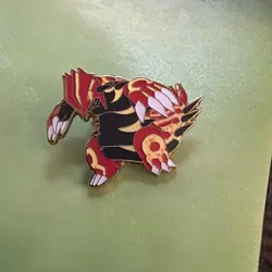 Primal Groudon Official Pokemon Pin 2014 Enamel Metal Collectible - Image 1