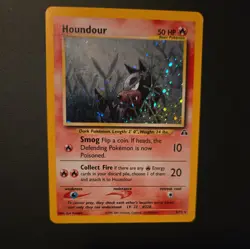 2001 POKEMON NEO DISCOVERY #5/75 HOUNDOUR HOLO - Image 1