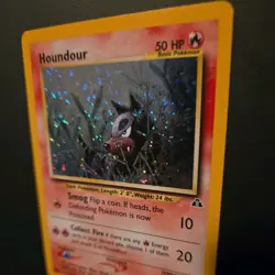 2001 POKEMON NEO DISCOVERY #5/75 HOUNDOUR HOLO - Image 2