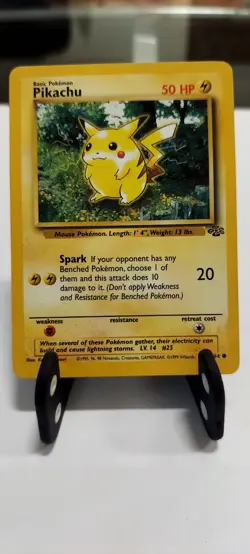 Pokemon Pikachu 60/64 -Jungle - Common Non-Halo- LP - Image 1