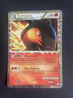 Typhlosion - HGSS 110/123 - Prime Holo Pokemon TCG LP/NM HeartGold & Soulsilver - Image 1