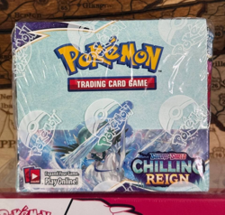 Pokemon TCG Sword & Shield Chilling Reign Booster With Stock X Stamp - Image 1