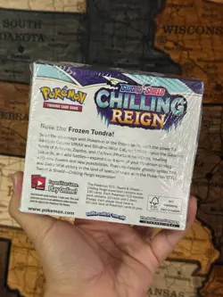 Pokemon TCG Sword & Shield Chilling Reign Booster With Stock X Stamp - Image 5
