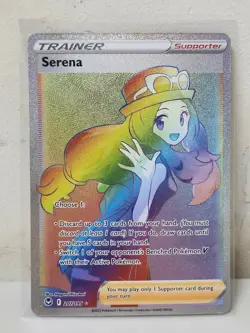 Serena (Secret) 207/195 Swsh12: Sword & Shield - Silver Tempest Holo POKEMON TCG - Image 1