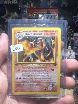 1999 Pokemon 1st Edition Blaine's Charizard 2/132 Gym Challenge Holo *G* - Image 1