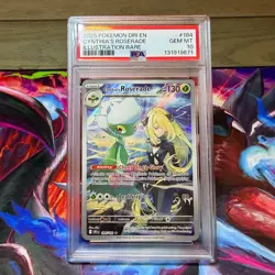 Pokemon ‘Cynthia's Roserade 184/182’ PSA 10 - Image 1
