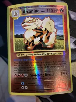 Pokemon TCG XY Evolutions LP Reverse Holo Arcanine 18/108 - Image 1