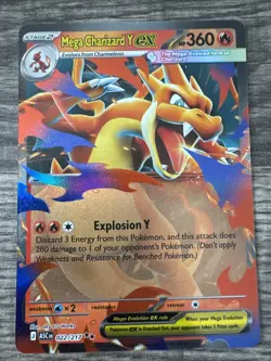 Pokemon Mega Charizard Y Ex Mega Evolutions- Ascended Heros 022/217 NM - Image 2
