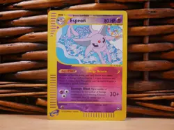 Pokemon ESPEON 11/147 | REVERSE HOLO | LP Light Play | Aquapolis | 2002 - Image 1