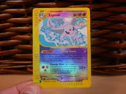 Pokemon ESPEON 11/147 | REVERSE HOLO | LP Light Play | Aquapolis | 2002 - Image 3