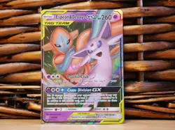 Pokemon ESPEON & DEOXYS GX 72/236 | LP Light Play | Unified Minds | 2019 - Image 1