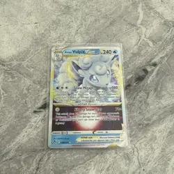 Pokemon TCG Alolan Vulpix VSTAR Silver Tempest 034/195 Holo Ultra Rare - Image 2