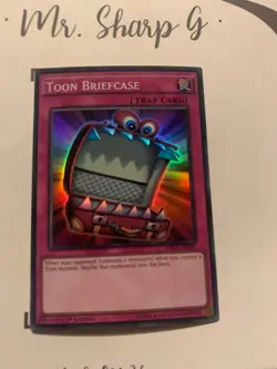 TOON BRIEFCASE - 1st EDITION DRL2-EN029 ENGLISH Yu-Gi-Oh! CARD SUPER RARE HOLO - Image 4