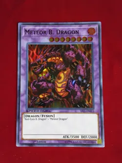 Yu-Gi-Oh! Meteor B. Dragon - SBLS-EN013 - 1st Edition Super Rare - Unplayed Mnt+ - Image 1