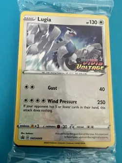 Lugia Prerelease SWSH069 Sword & Shield Vivid Voltage Promo Card Holo Sealed - Image 1