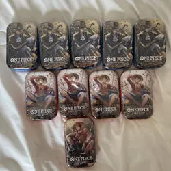 One Piece - TCG - Tin Pack Set Vol.2 TS-02 - Lot Of 10 Tins - Presale ✅In Hand - Image 1